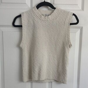 Madewell Seneca Boucle Tank in Antique Cream